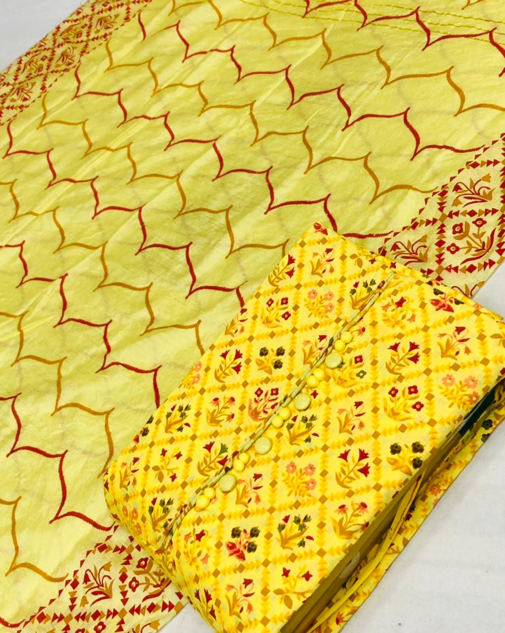 Radhika Designer Suits 9 Latest Fancy Designer  Pure Cotton Dress Material 